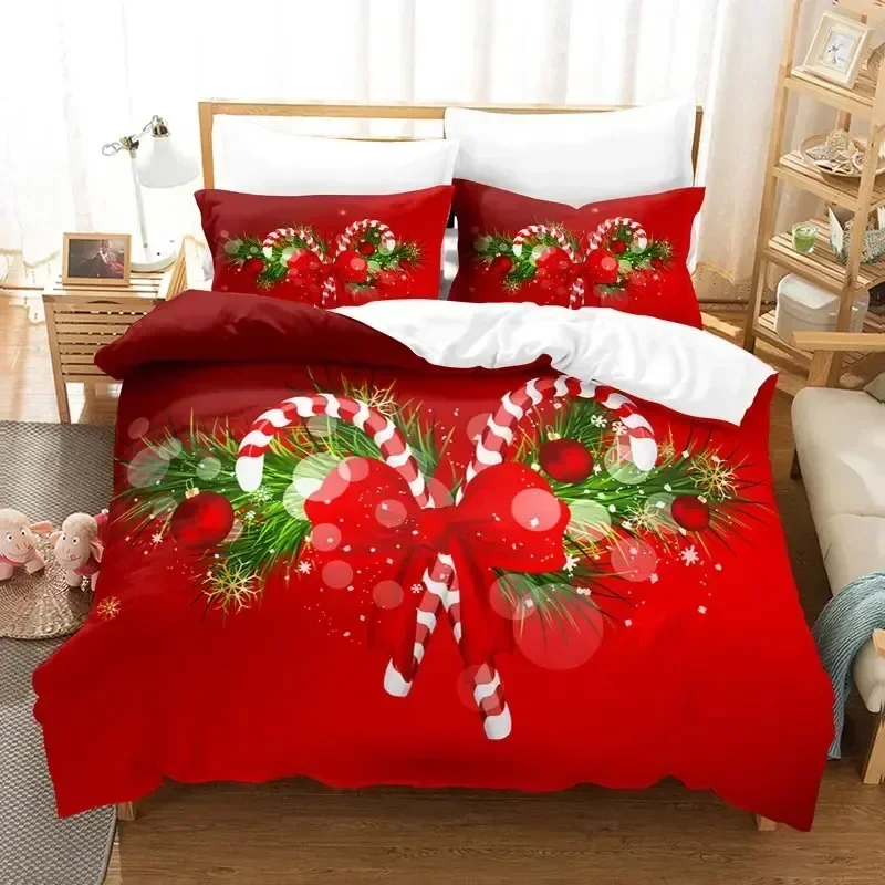 3D Merry Chrismas Fashion Bedding Set Boys Girls Twin Queen Size Duvet Cover Pillowcase Bed Kids Home Textileextile