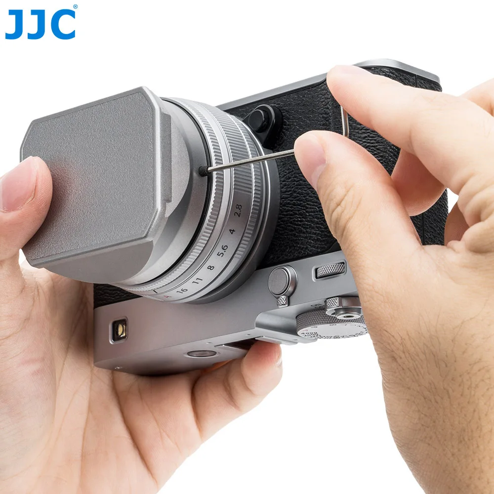 JJC Gegenlichtblende für Fujifilm XF 27mm f/2.8 R WR Objektiv, XF 23mm F2.8 R WR Objektiv mit Objektivkappe ersetzt LH-XF27 Gegenlichtblende – Detail 18