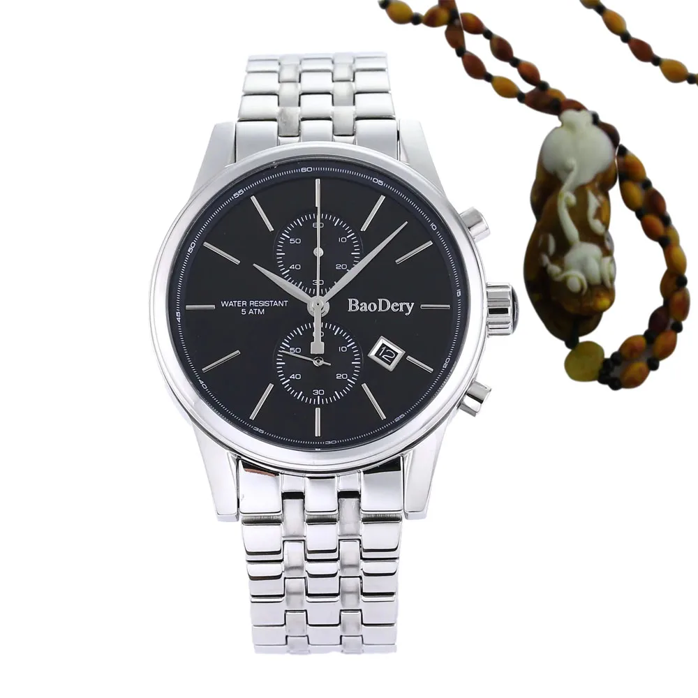 

High end 41mm men's watch with mechanical movement, stylish diamond bezel and sapphire mirror