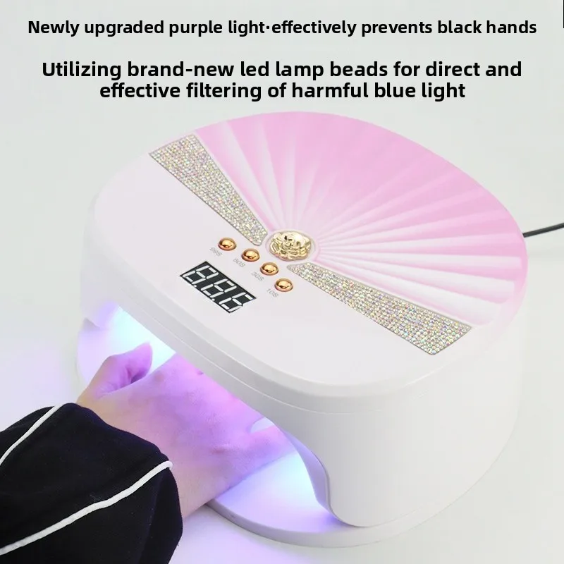 New Smart Induction Nail Lamp Fast Drying Timing UV LED Nail Dryer Manicure Curing Lamp for Salon Home Tool