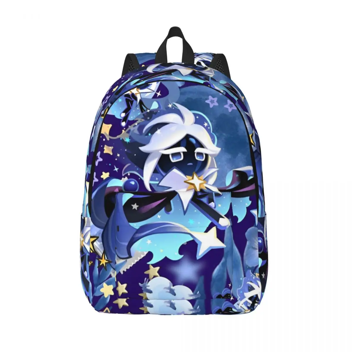 

Stardust Cookie Cool Backpack Lightweight Student Work Cookie Run Kingdom Daypack for Men Women College Canvas Bags