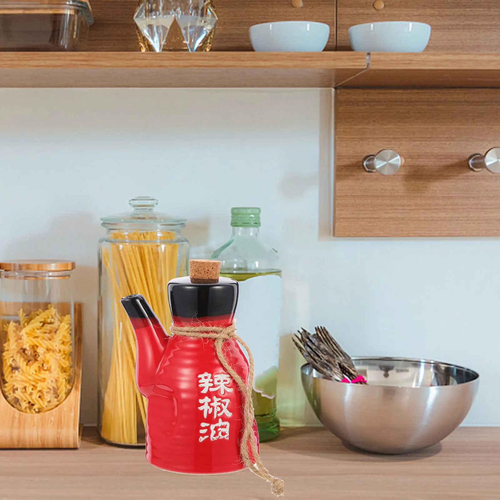 

Ceramic Soy Sauce Dispenser Kitchen Tool Vinegar Holder Seasoning Bottle Oil Condiment Squeeze Spout Easy Dosage Control
