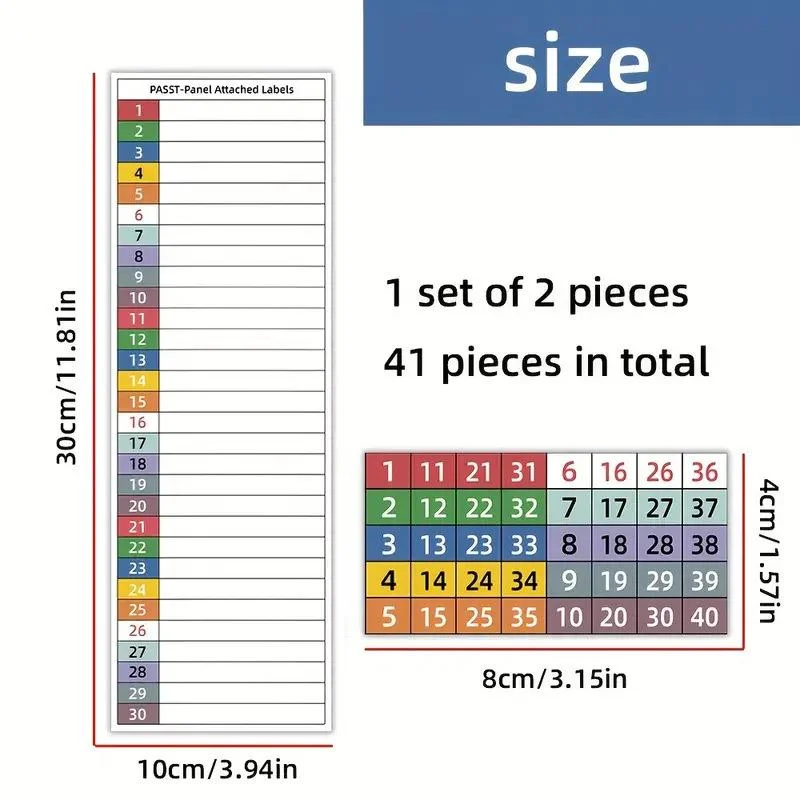 5/15Pcs Circuit Breaker Label Stickers Weatherproof Circuit Breaker Switch Box Index Labels For 1-10, N, T, R, S Switches