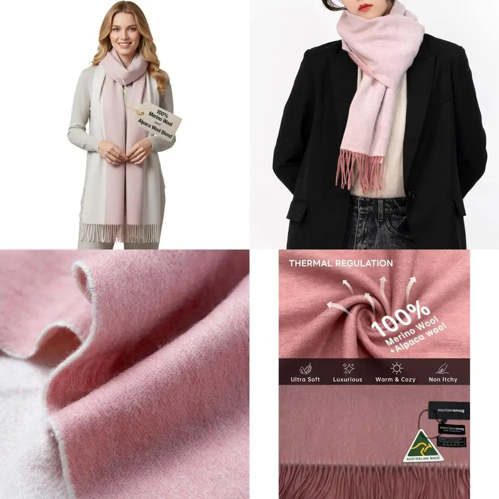 

Роскошная шаль из мериносовой шерсти и смеси альпаки, мягкая накидка из кашемира для женщин, большой дорожный шарф в подарок