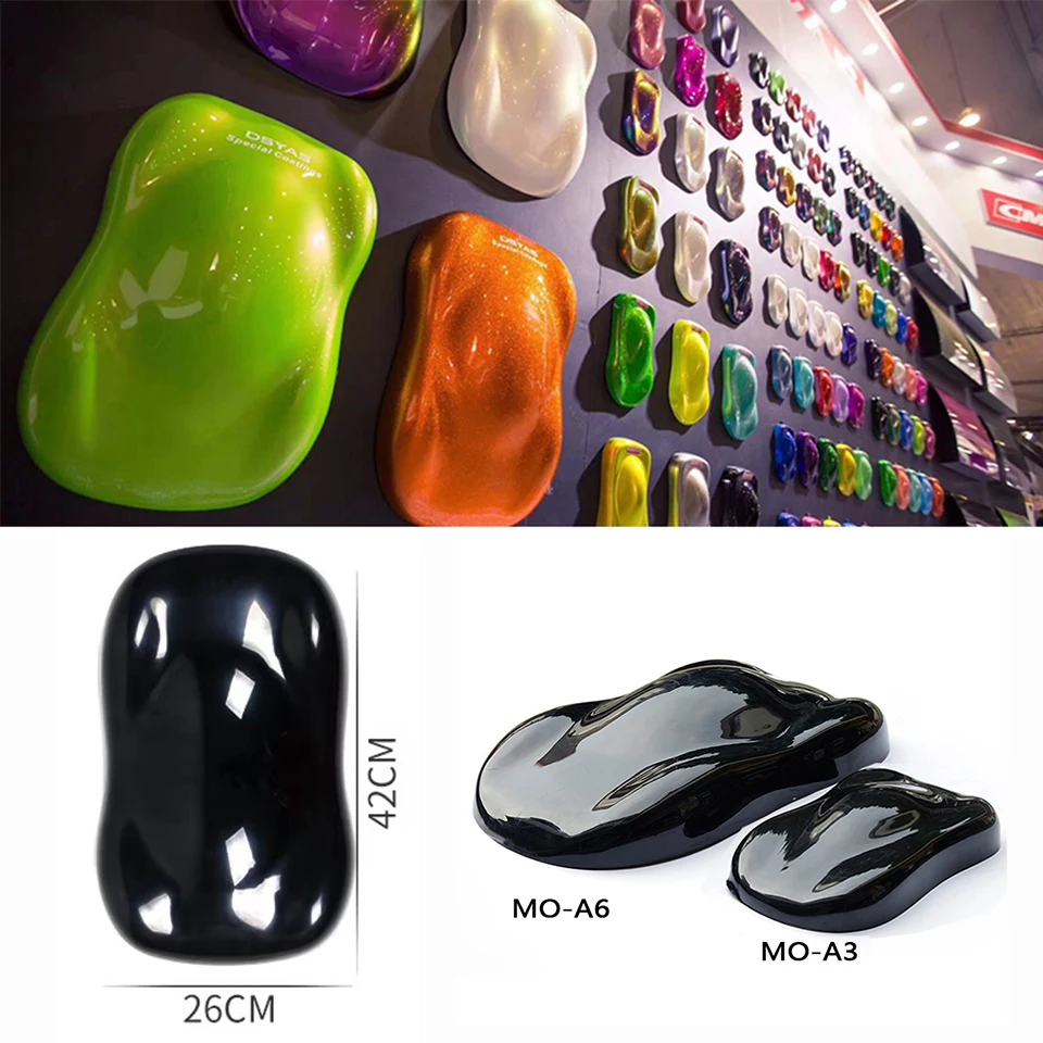 

Модель дисплея для автомобильной пленки (42 см) для виниловой пленки и защитной пленки для краски, выставочного зала, детализации автомобиля, демонстрационного автомобиля и цвета MO-A6