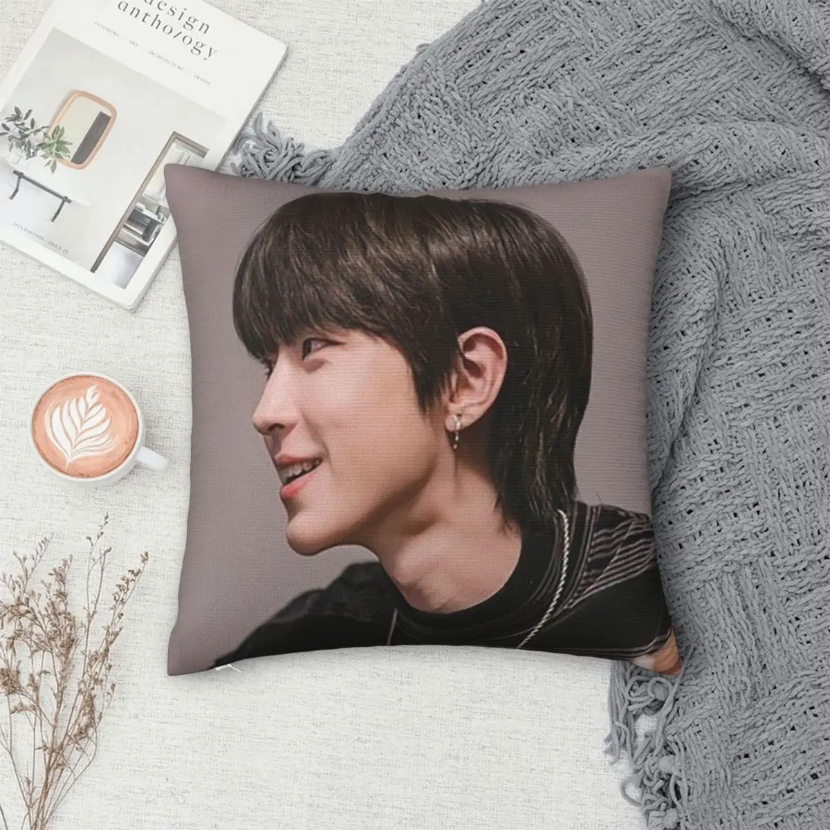 Hwang In Yeop Hot Kpop Square Pillowcase Cushion Cover Pillow Case Throw Pillow Cover for Home Bedroom Car