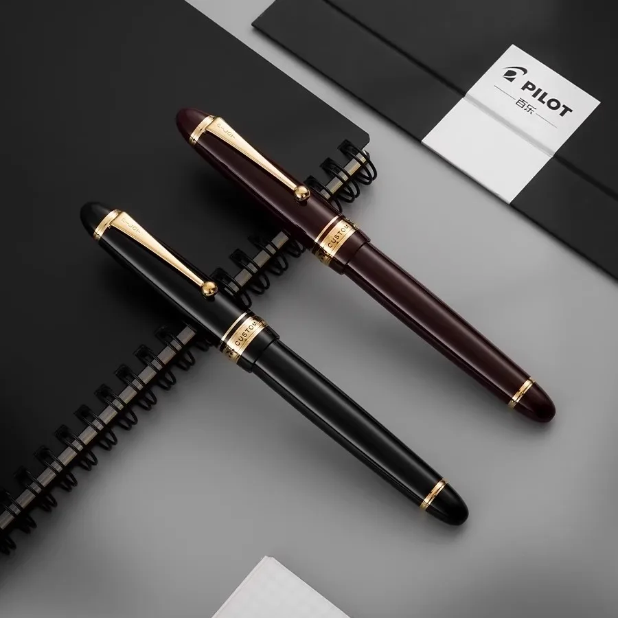 

Роскошные специальные перьевые ручки Pilot CUSTOM 763, оригинальный японский набор ручек, перо из 14-каратного золота FKK-3000R, большая емкость для хранения чернил