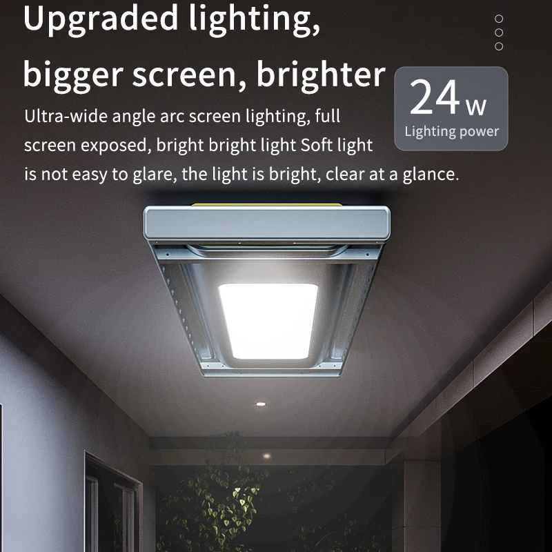 Smart Electric Ceiling-Mounted Balcony Clothes Drying Rack 45kg Automatic Lifting  Remote Control Telescopic Aluminum view 2
