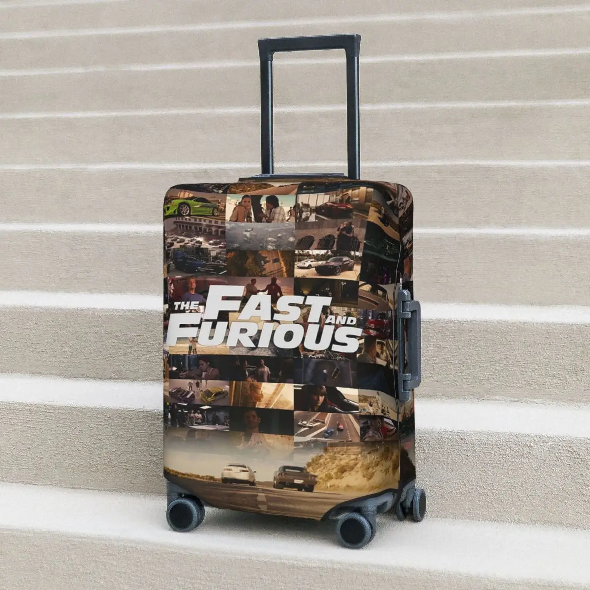 

Fast And Furious - Legends - Tribute Suitcase Cover Protection Elastic Trip Luggage Protector Covers for 18-32 Inch