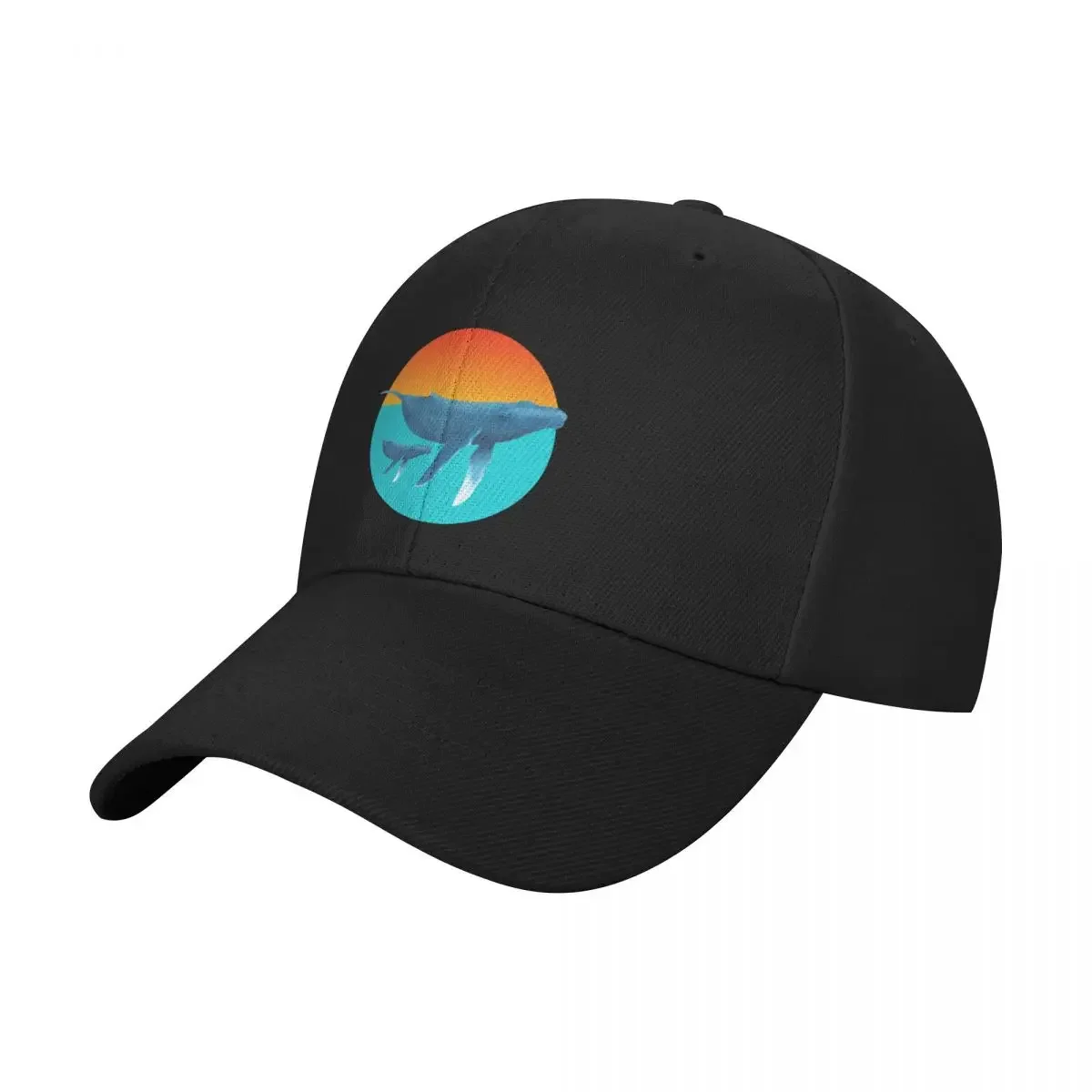 Humpback Whale and Calf Baseball Cap Beach beach hat Woman Men's