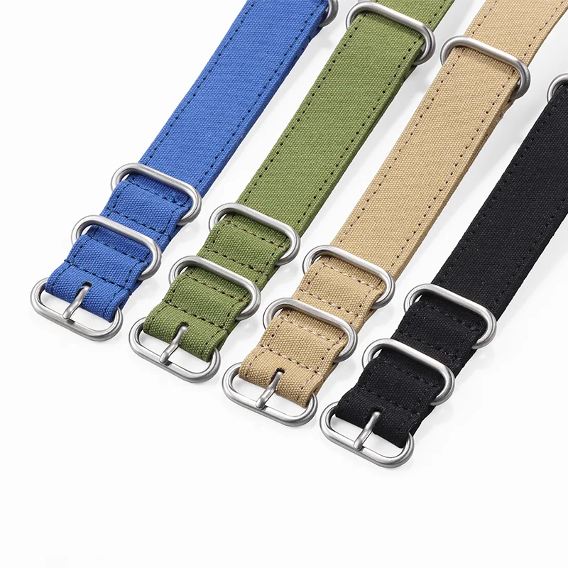 Canvas Watch Bands Nylon Sport Wrist Straps for Casio GA-150 800 DW5600 6900 GD-110 G-8900 GLS8900 Replace Bracelets Wristbelts