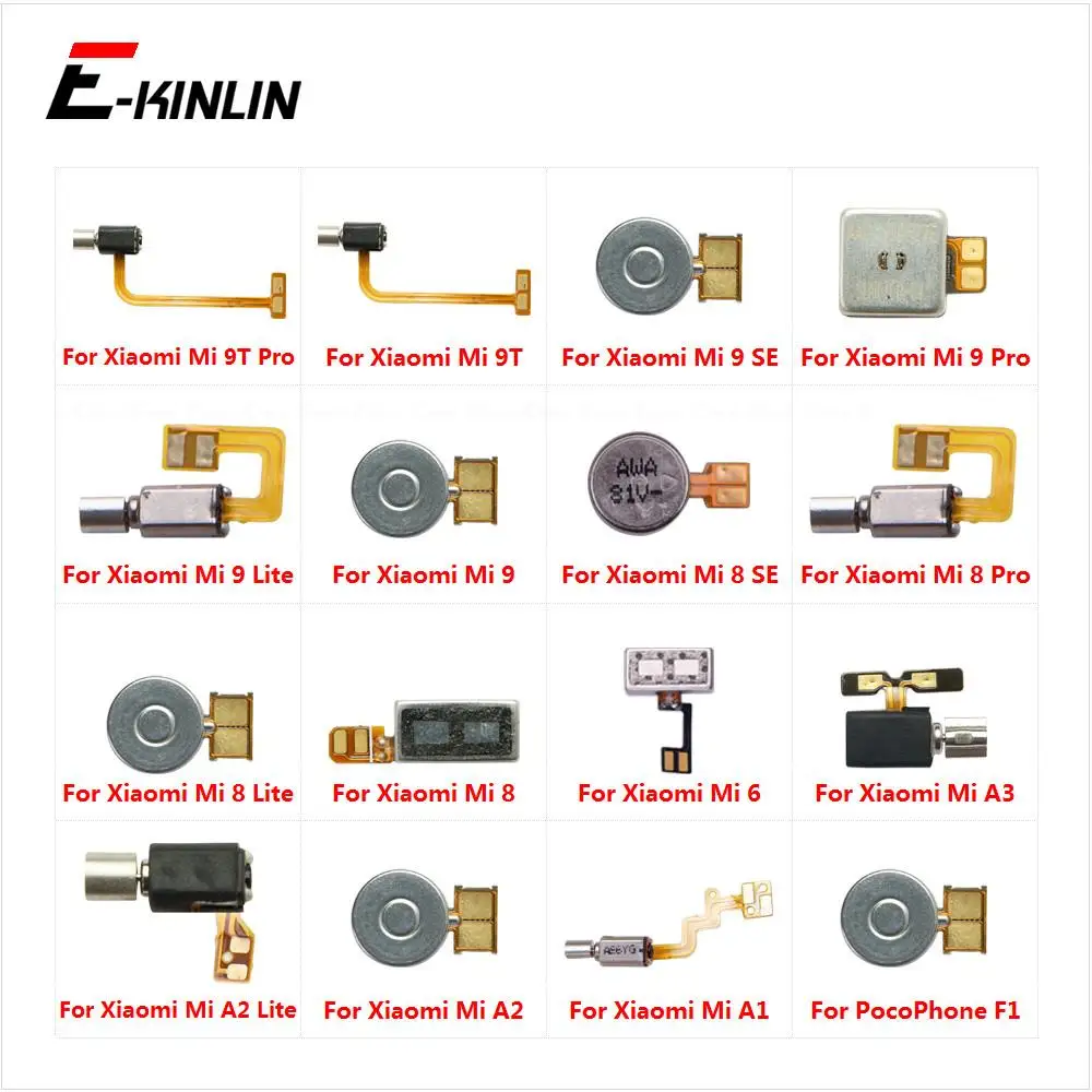 Vibrator Vibration Motor Flex Cable Spare Parts For XiaoMi PocoPhone Poco F1 Mi A3 A2 A1 9 9T 8 6 Lite Pro SE