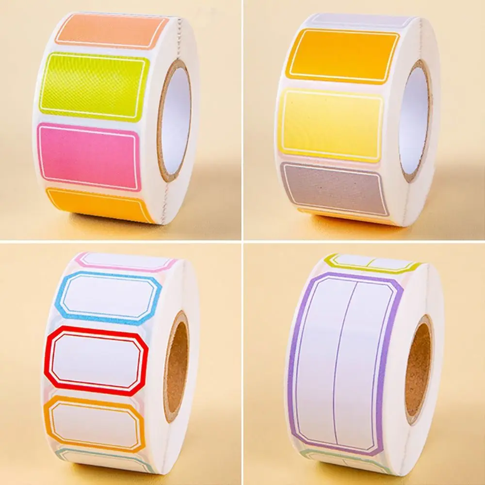 High-quality Waterproof Label Stickers Self-adhesive Blank Name Sticker Stationery Supplies Labels Index