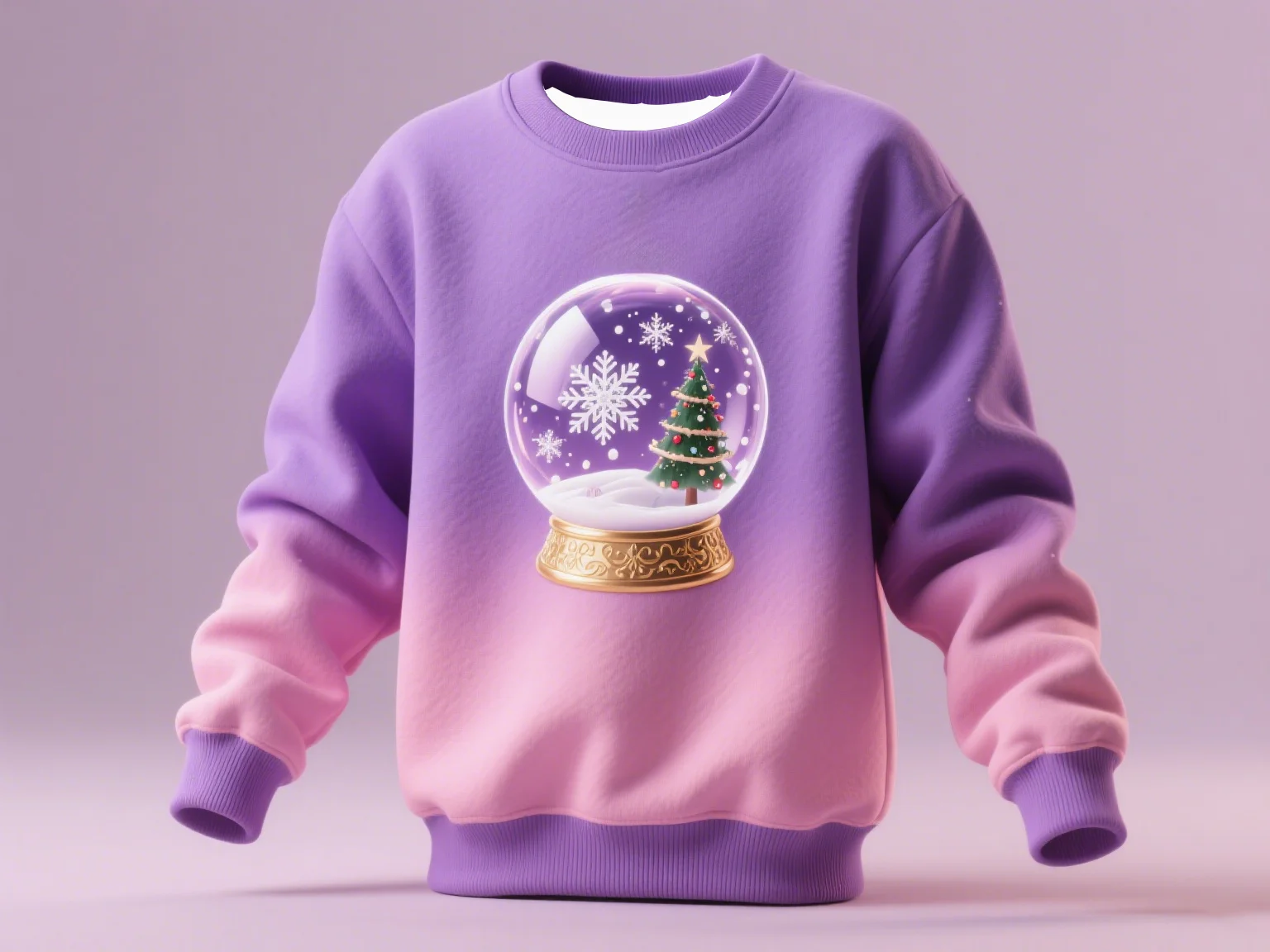 شتاء دافئ عيد الميلاد الجرافيك طباعة البلوز جولة الرقبة للنساء عطلة مريحة لينة عارضة السترة الفنية قمة الموضة