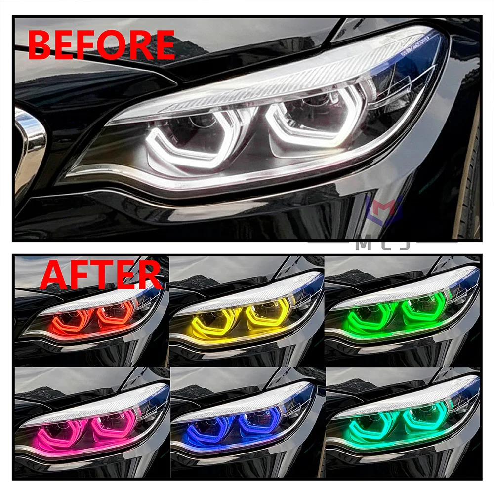 For BMW 2 Series M2 F22 F23 F87 LCI Multiple Colors RGB DRL Module Angel Eyes Plug and Play Module OEM 63117494851 63117494852