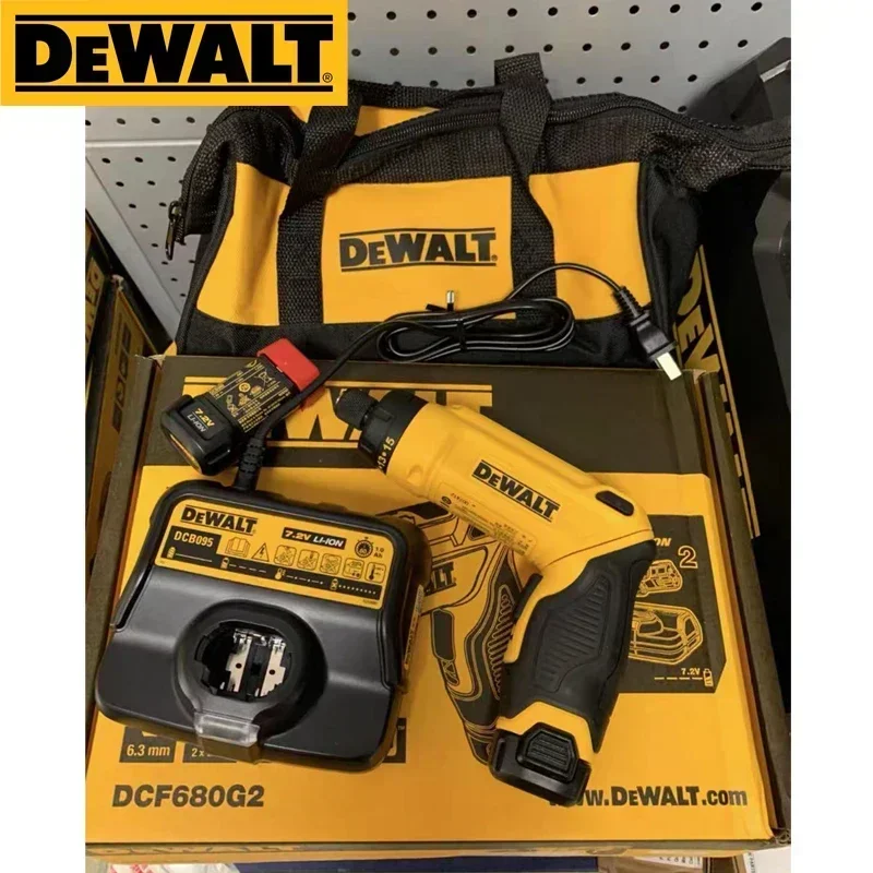 Imagem -02 - Dewalt-kit Chave de Fenda sem Fio Recarregável Chave de Fenda Giroscópica Impact Power Tools 7.2v Max Dcf680g2