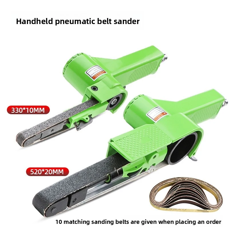 Pneumatic sanding machine, sanding machine, multifunctional polishing machine, high-speed belt machine, polishing machine