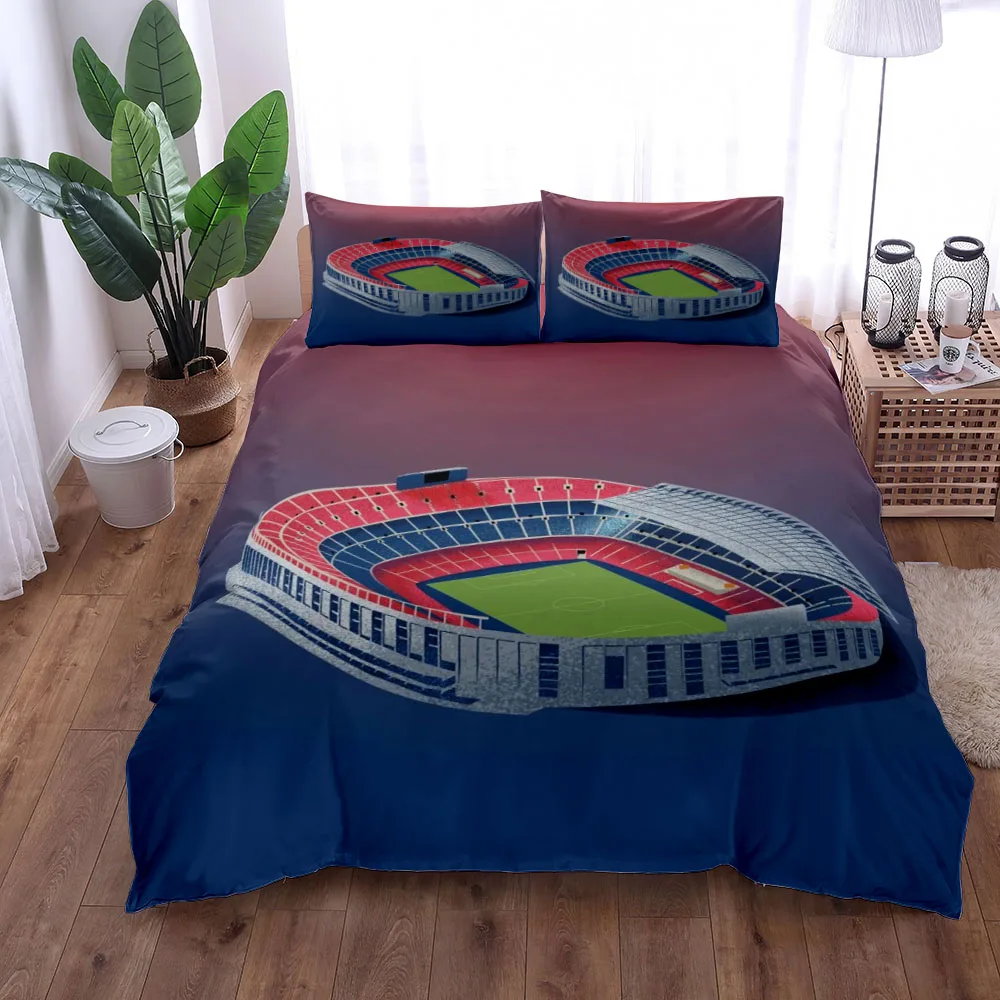 

Great Stadium Duvet/Doona Cover Set Single Twin Double Queen King Cal King Size Bed Linen Set