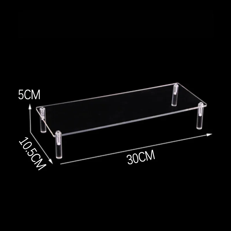 NONE Acryl Display Stand Transparent Leiter Regal Puppe Ton Figur Animation Auto Modell Blind Box Parfüm Lagerung Modell Stehen 8