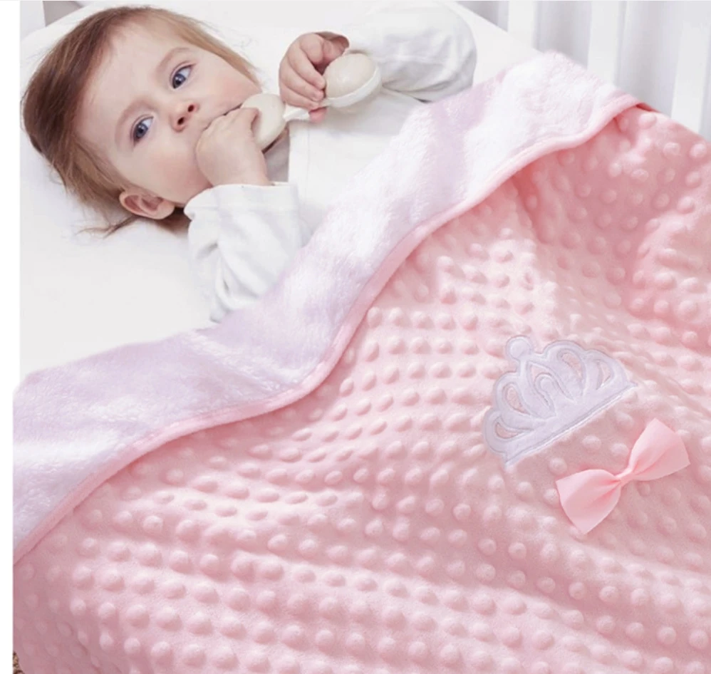 

Baby Blanket Newborn Thermal Soft Fleece Cotton Nursery Baby Swaddle Wrap Blankets Boys Girls Infant Receiving Blanket For Crib