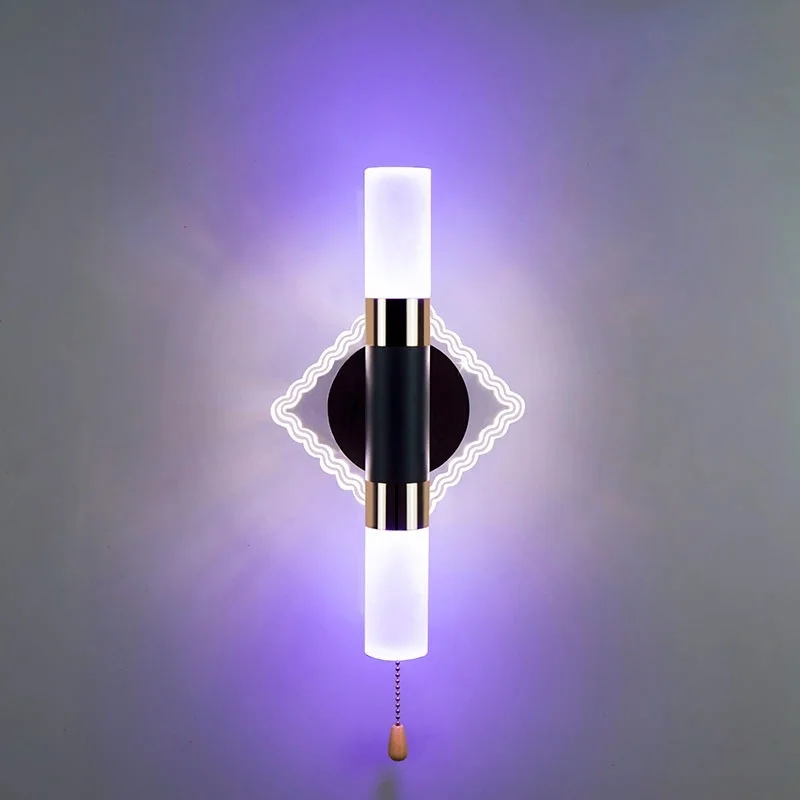 

New postmodern crystal wall lamp, living room art, light luxury decoration, background wall, bedroom lighting fixtures
