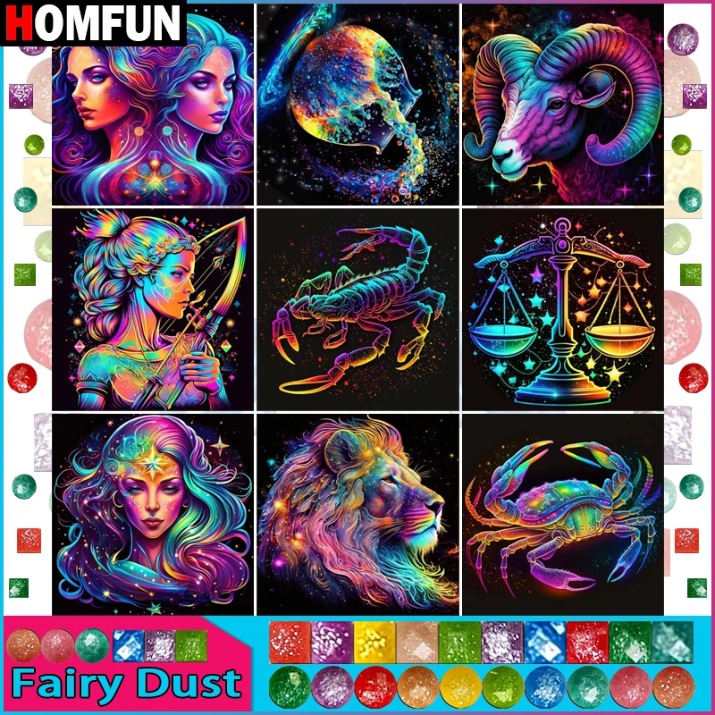 HOMFUN Fairy Dust DIY 5D Diamond Painting 