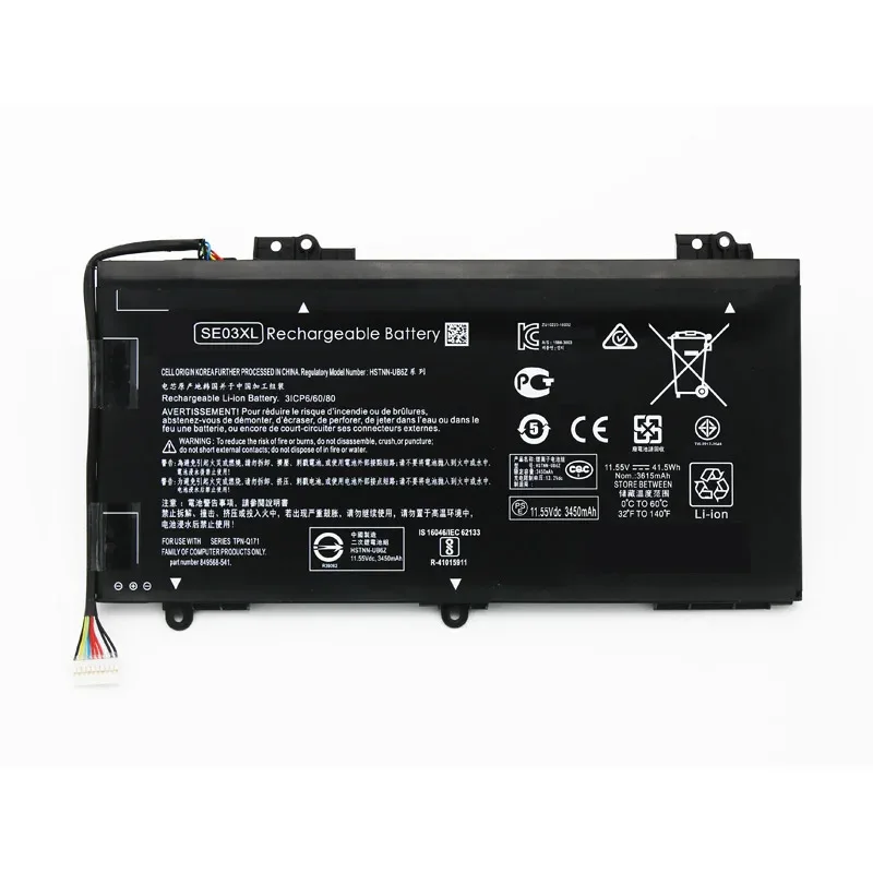 

SE03XL Portable Battery for HP Pavilion 14 AL028TX AL029TX AL127TX AL107NE AL102TX HSTNN LB7G UB6Z TPN Q171 New