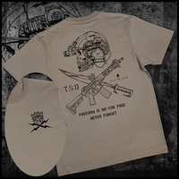 2025 New Special Forces Crewneck Summer Free Not Free Spartan Tactical Army Fan Cotton T-shirt High Quality Women T Shirt Tee