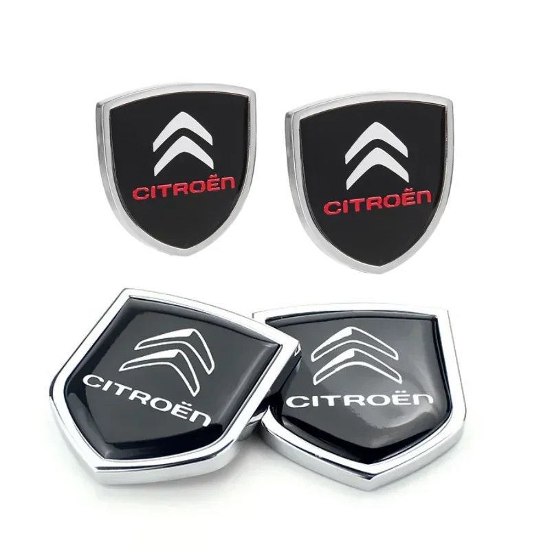 Auto Metal Sticker Shield for Citroen Xsara C3 C4 Berlingo Cactus Picasso Sega Aircross C5 Elysee Car Emblem Decoration Styling