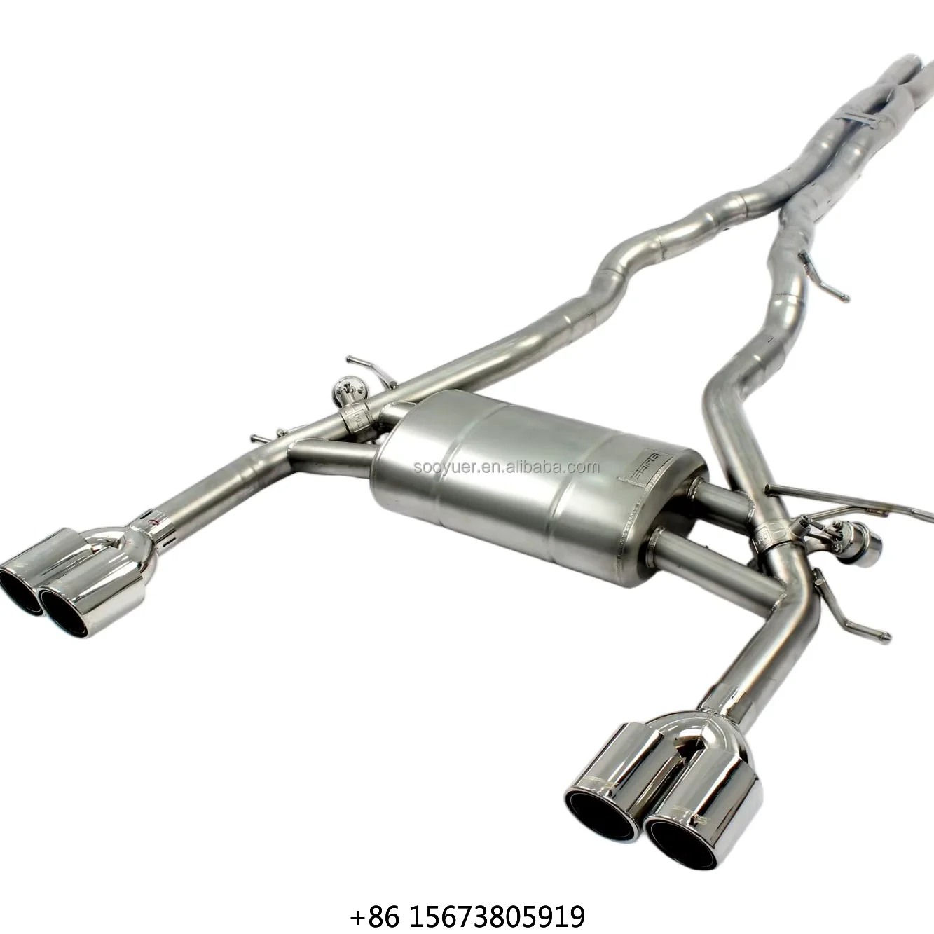 

Valvetronic Catback Exhaust Pipe for F-TYPE 3.0T Stainless Steel Sport Exhaust System Auto PartsCustomed