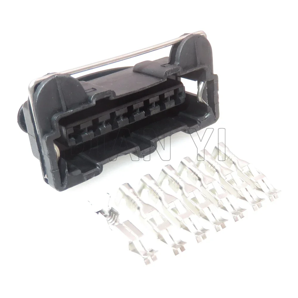 1 Set 7 Way Automobile Ignition Module Electric Wiring Socket With Terminal AC Assembly Auto Modification Connector Accessories