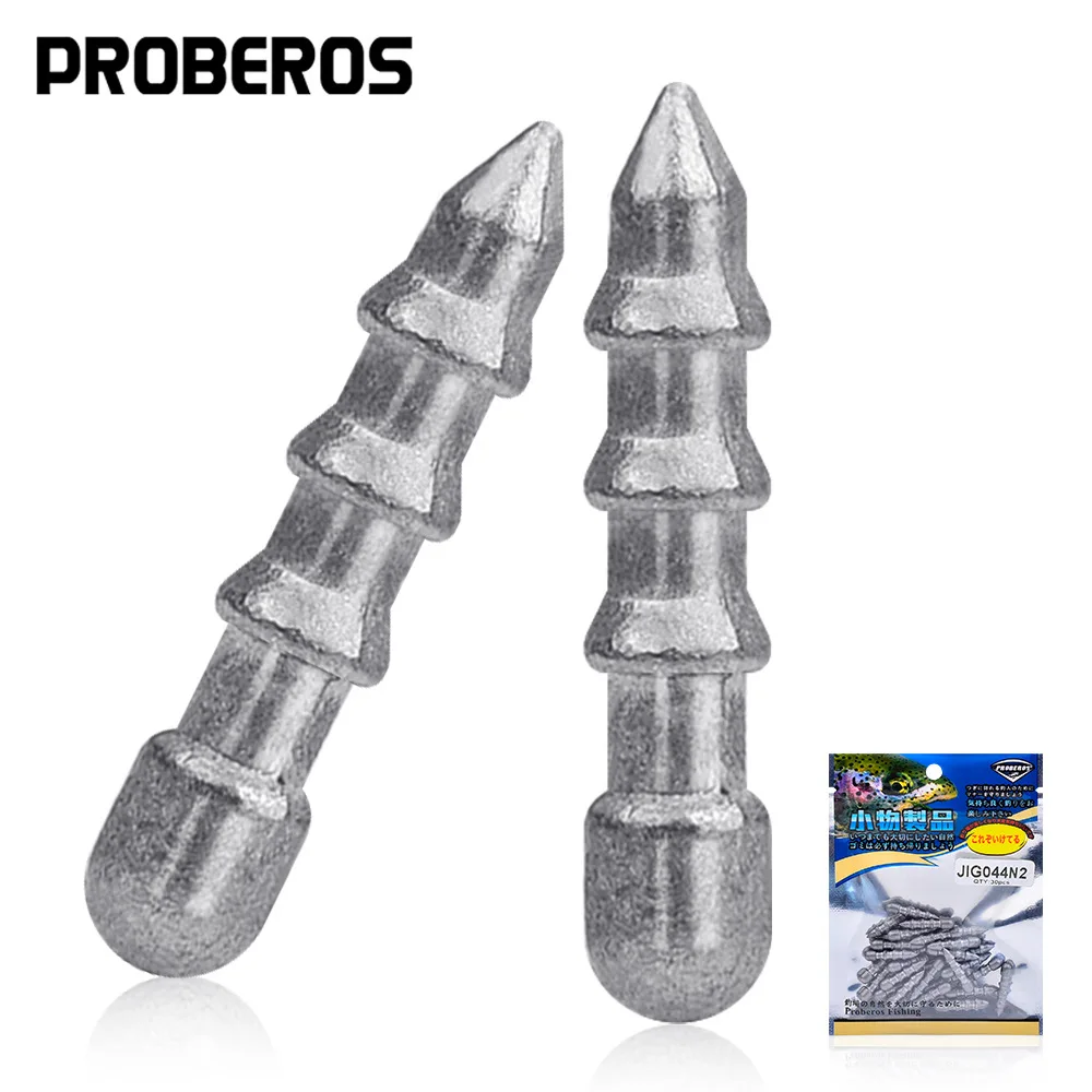 Bass Fishing Insert Sinkers for Soft Plastic Worm Lures Neko Rig and Wacky Rig Fishing Nail Weights