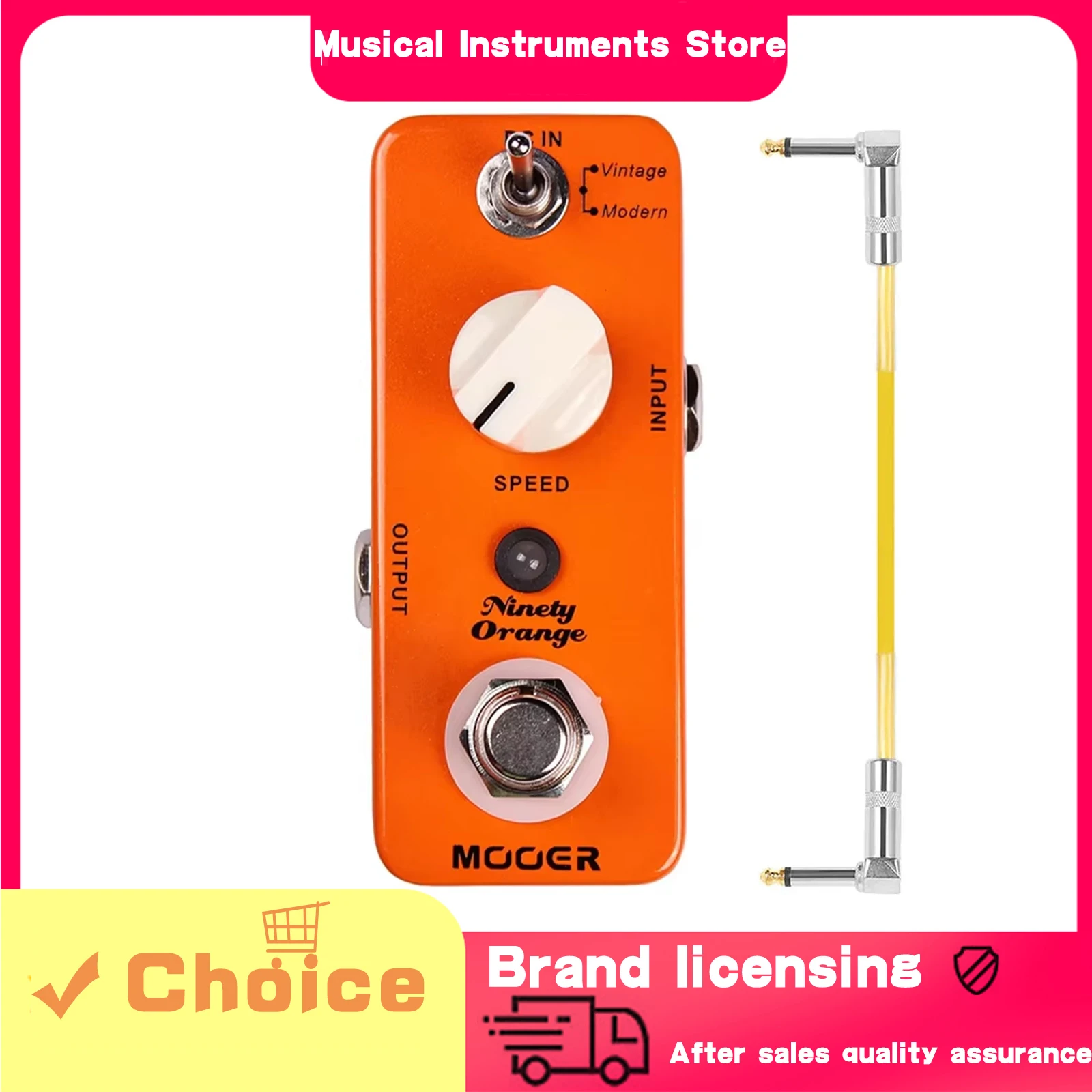 

MOOER Guitar Pedal Effect Phaser Effect 5 mA 9V DC Full Analog Circuit Vintage Modern Modes True Bypass Guitar Accessories