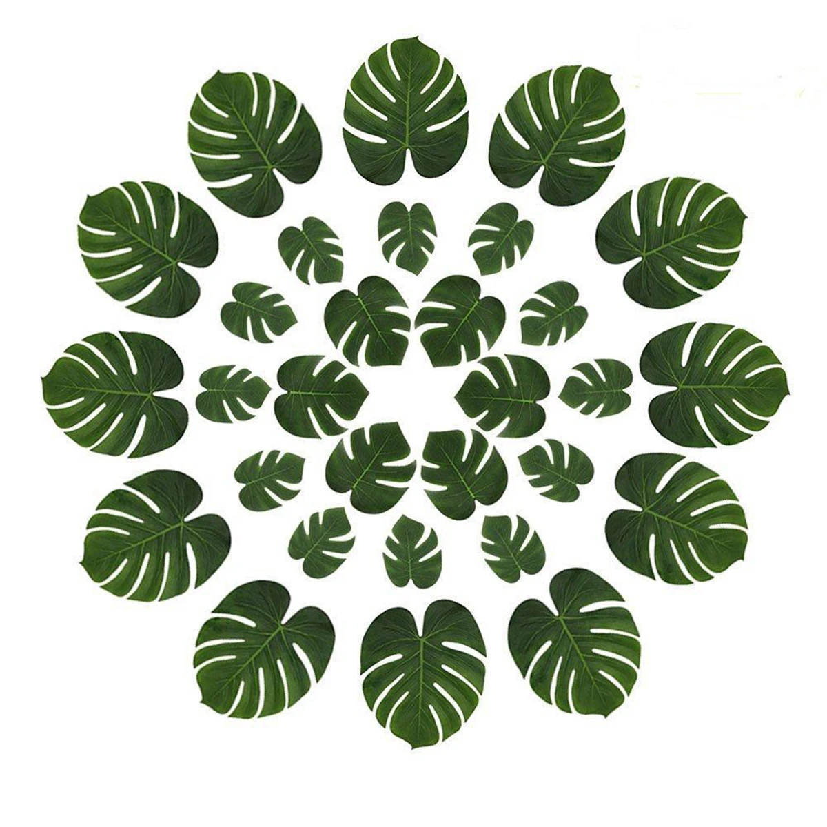 

30 Pcs Artificial Plant Leaves Leaf Fake Brazil Wedding Decor Monstera Simulation