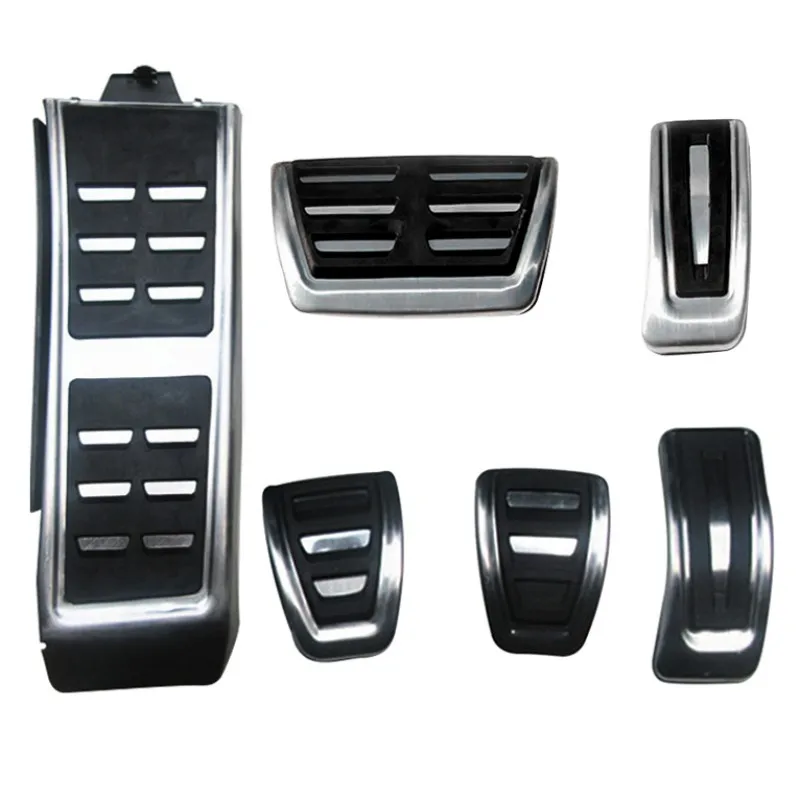 For Audi A7/S7/RS7 2011 2012 2013 2014 2015 2016 2017 2018 Car Accelerator Brake Pedals Rest Foot Pedal Non-slip Pad Accessories