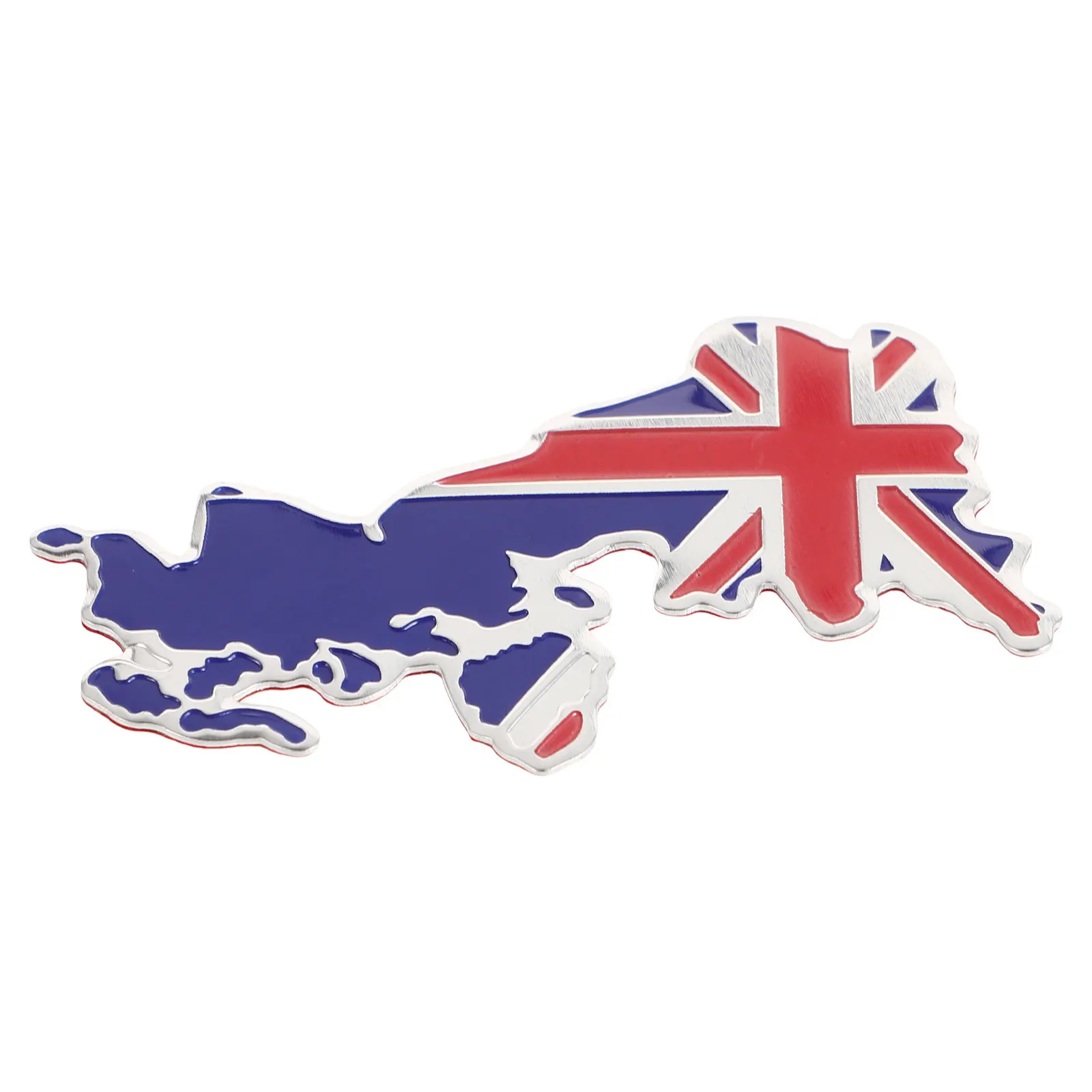 UK Flag Car Badge Sticker – Long-Lasting Aluminum Alloy Union Jack Decal for Auto Exterior Decoration