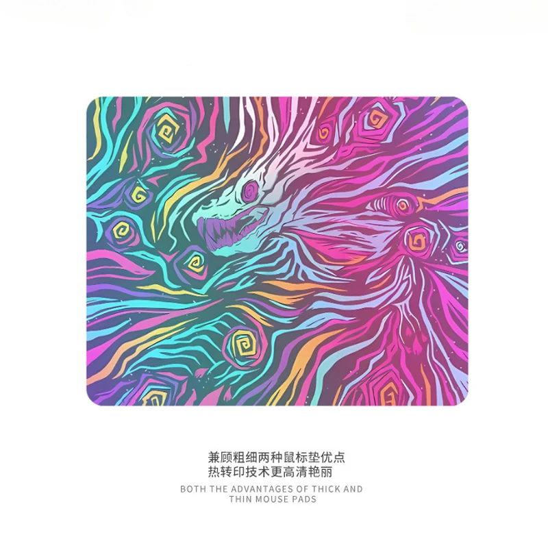 

Colorful Flowing Light Glass Mouse Pad Without locking the Edge Professional Esports Game Stain-resistant Office Study Mouse Pad