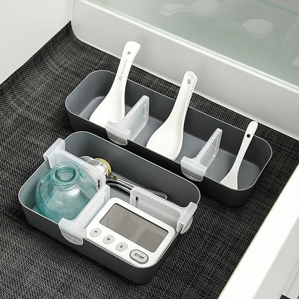 Refrigerator Storage Partition Board Adjustable Plastic Divider Storage Splint Board Kitchen Bottle Can Buckle Type