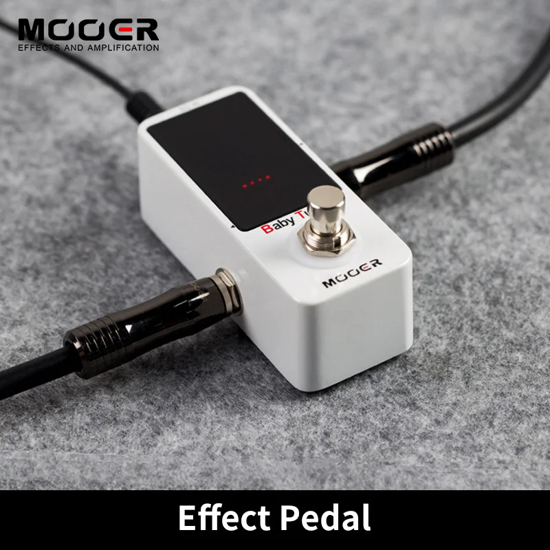 

Mooer Baby Tuner Guitar Pedal, High Precision Tuning Micro Pedals for Most Electric Guitar Bass, Chromatic Tuner Effect Pedal