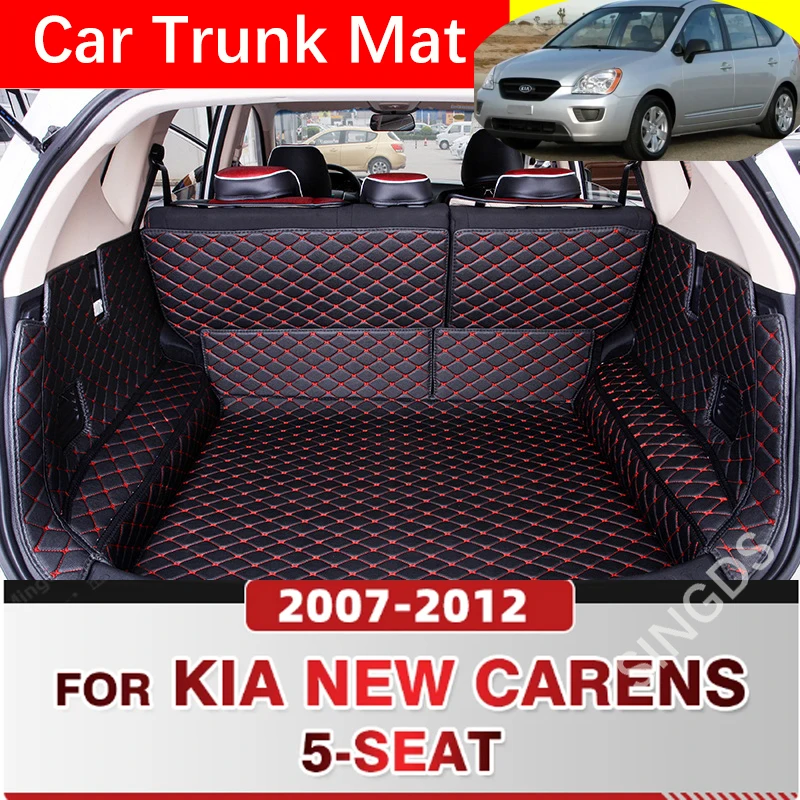 

Auto Full Coverage Trunk Mat For Kia New Carens 5-Seat 2007-2012 11 10 Car Boot Cover Pad Cargo Interior Protector Accessories