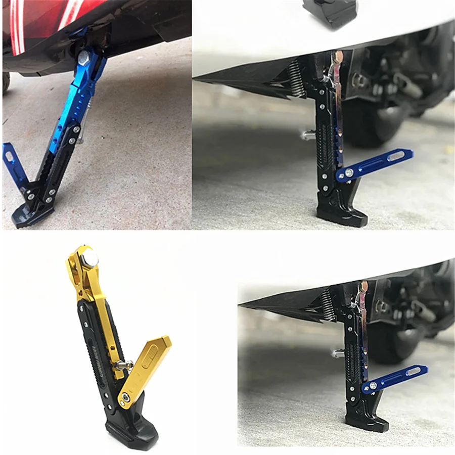 Motorcycle adjustable tripod foot side bracket for YAMAHA R6 R25 R3 FZ1 FAZER FZS 1000S YZF 600R Thundercat R1