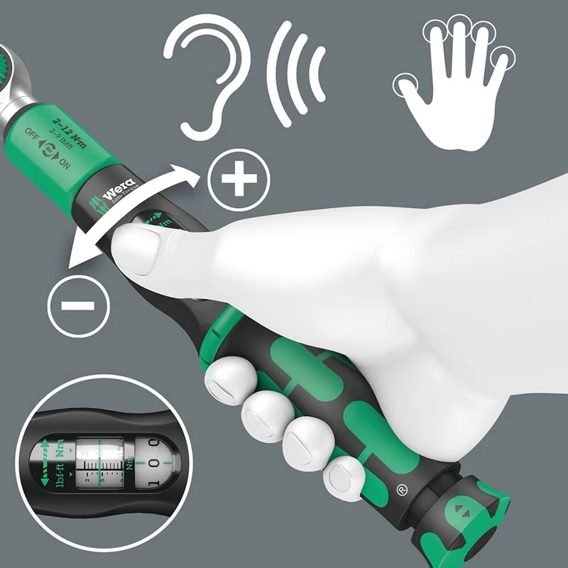 WERA Safe-Torque Adjustable Torque Wrench 2-12nm High Quality Materials And Precision Craftsmanship Extend Service Life