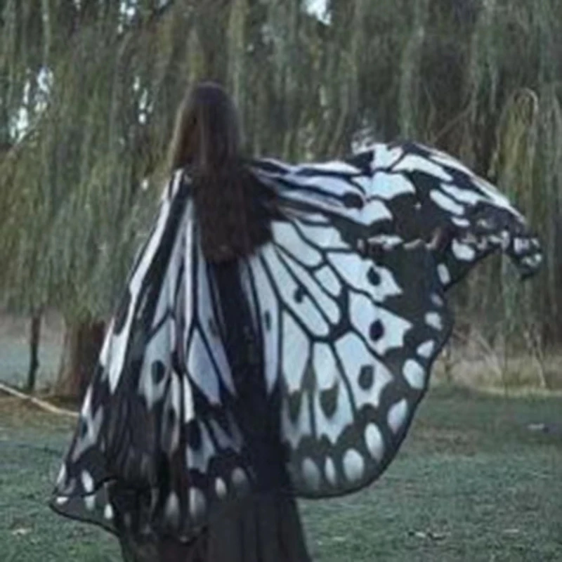 Butterfly Wing Cloak Gift Props Halloween Costumes Naughty Girl With Fairy Wing Cloak