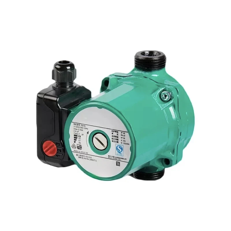

RS15/6 Hot Water Circulating Pump Heating Household Ultra Quiet Small Pipe Canned Pump Geothermal Return Ground Pump