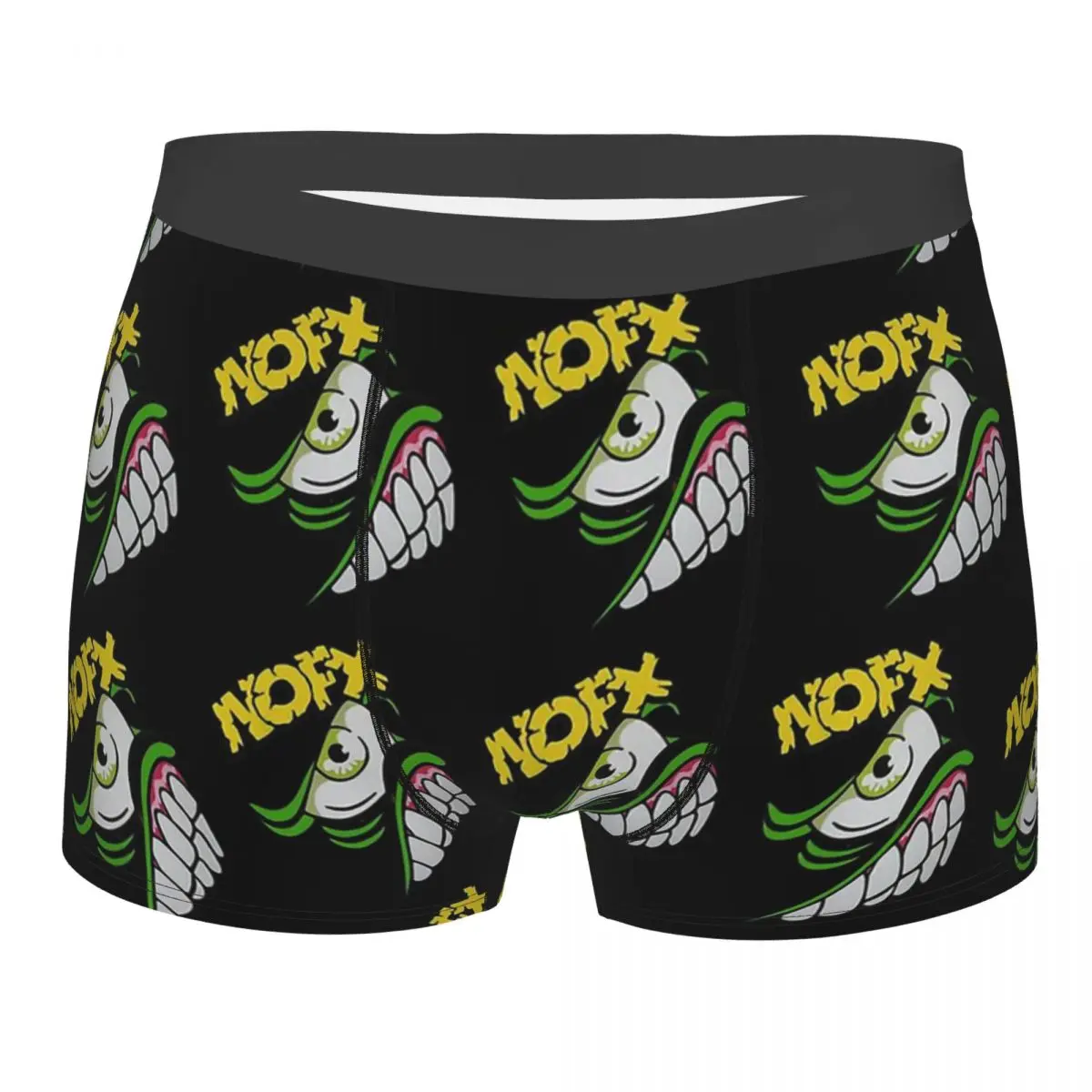 Nofx Punk Band Man's Boxer Briefs Underpants Punk Rock Band Highly Breathable High Quality Birthday Gifts