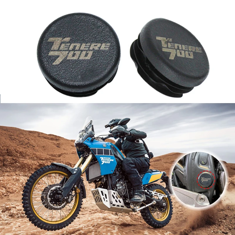 Fit For YAMAHA XTZ700 Tenere700 2019 2020 2021 Frame Hole Cover Caps Plug Decorative Frame Cap Set TENERE 700 Motorcycle