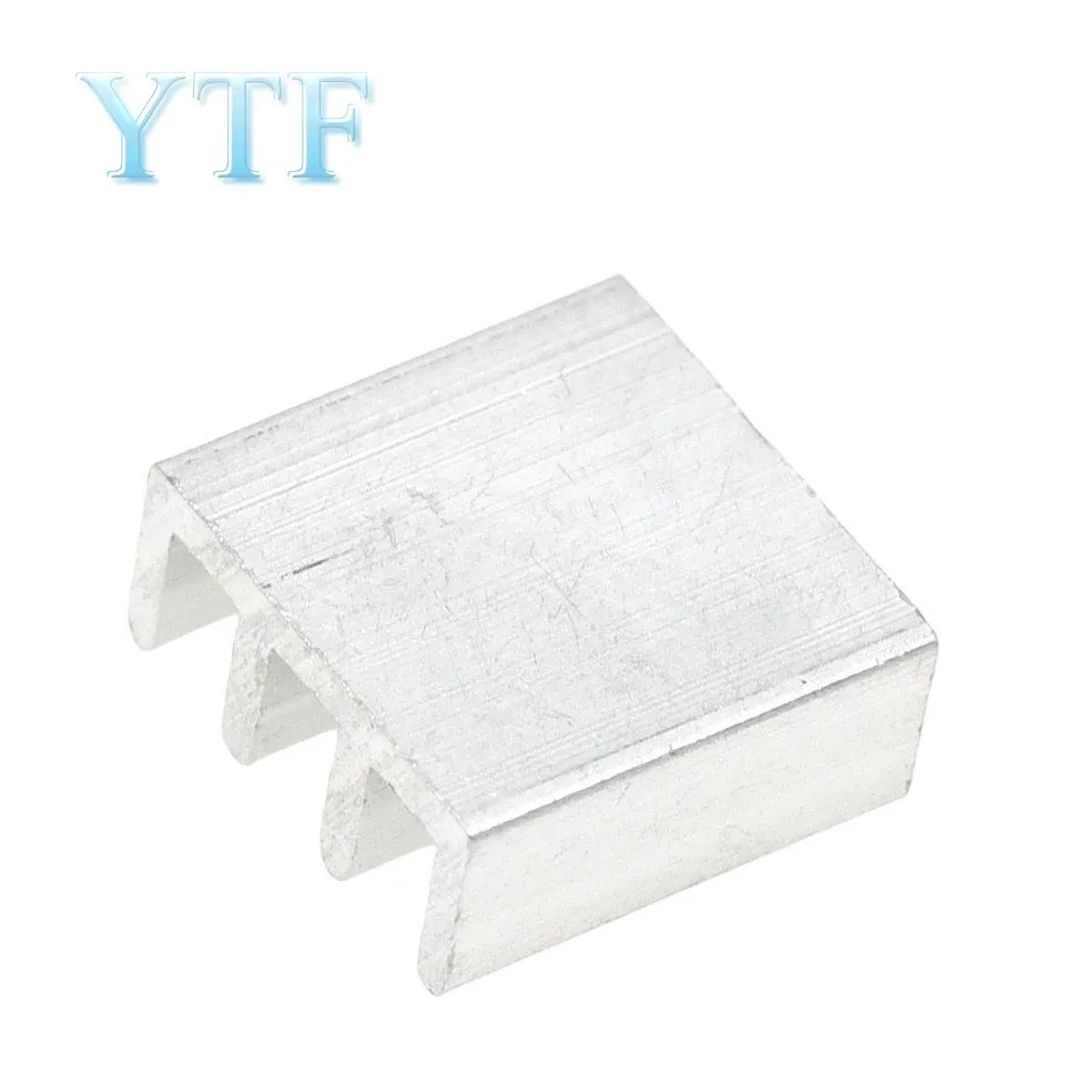 10 Stks/partij Koelbak Radiator Koeler Radiator 11X11X5.5Mm Hoge Kwaliteit Zilver Koellichaam