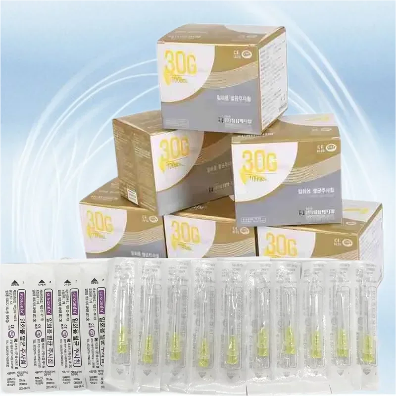 34 جرام 1.5 مللي متر أقل ألم إبرة صغيرة موصل 32 جرام 4 مللي متر 25 مللي متر المتاح 30 جرام مايكرو البلاستيك أدوات التجميل الجراحية