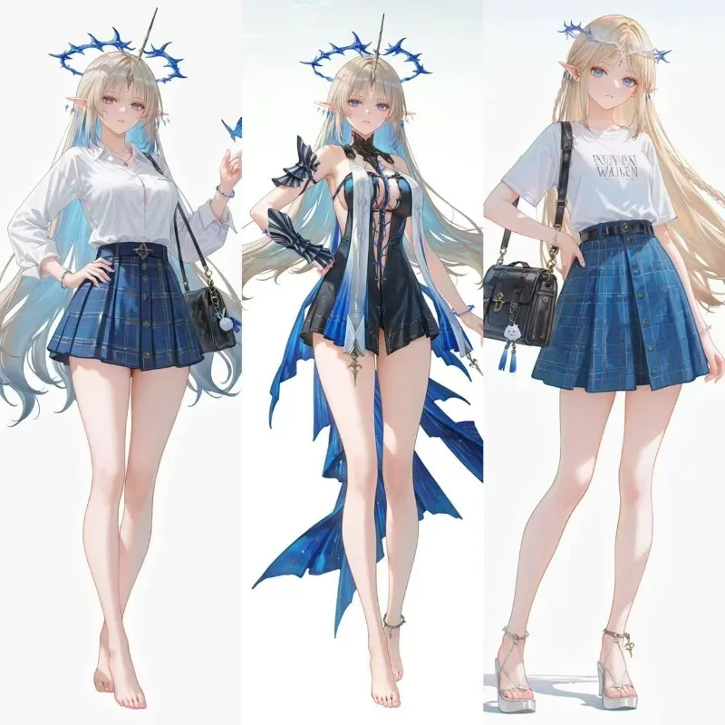 Popular Game Wuthering Waves Peripheral Acrylic Plaque Cosplay Characters Standing Sign Model Desktop Decoration Exquisite Gifts