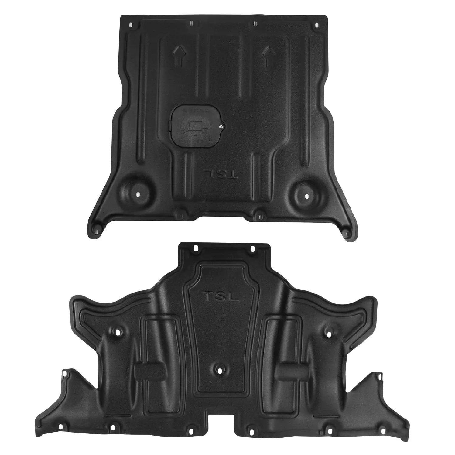 

Skid Plate Fit for Tesla Model Y 2020 -2024 Under Engine Guard Cover Model Y Chassis Guard Plates (2pcs:Front and Rear)